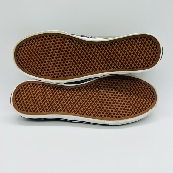 VANS ATHLETIC UNISE SHOES PURPLE AND GRAY CHECKERED WOMENS SIZE 6 - Picture 7 of 13